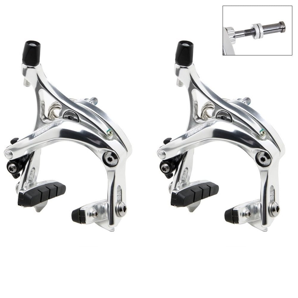 Tektro R539 Long Reach Road Brake Set, Dual Pivot, Black1