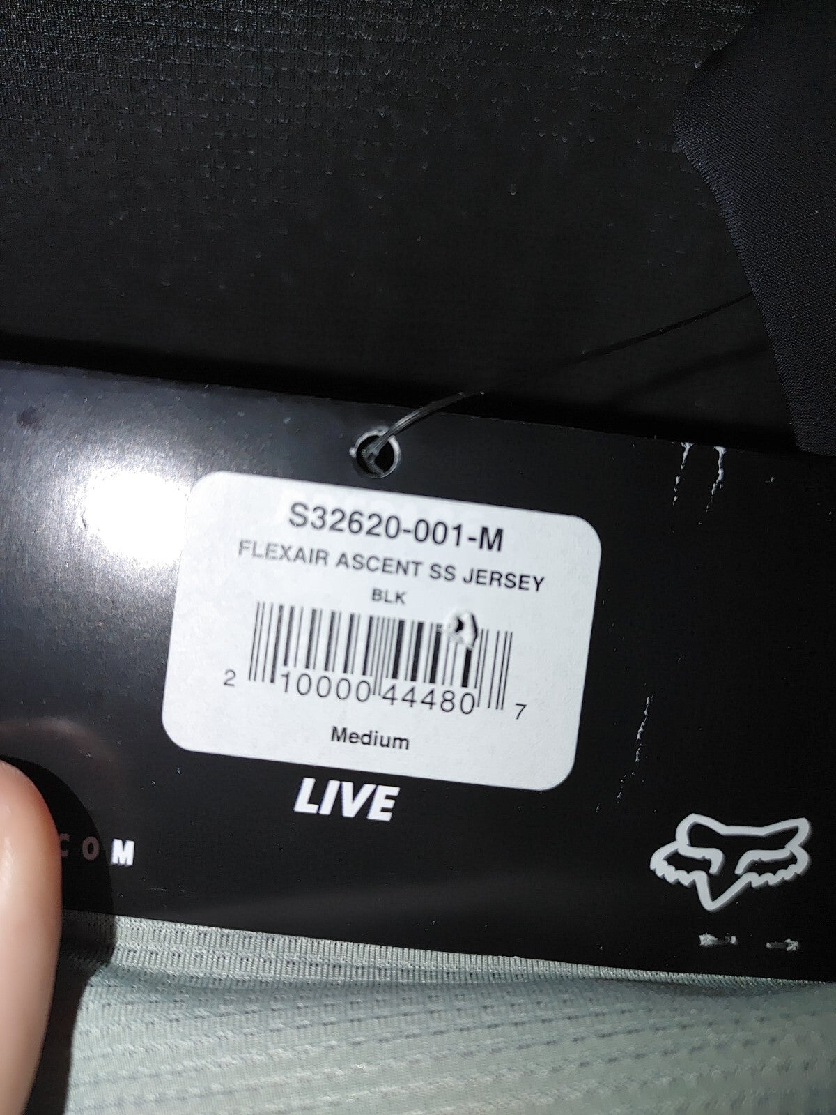 Fox Mens Flexair Ascent SS Jersey Green Medium2