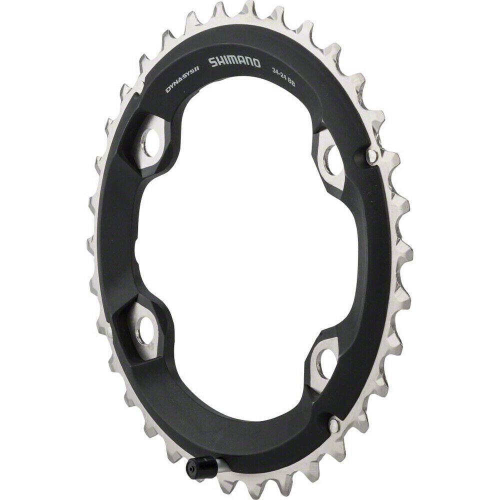 Shimano SLX M7000-11 34t 96mm 11-Speed Outer Chainring Black1