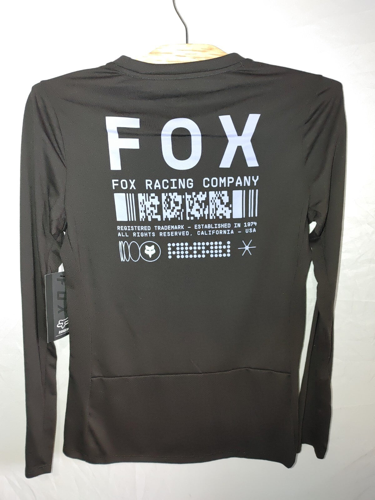 Fox Womens Ranger LS Race Jersey Black Small1
