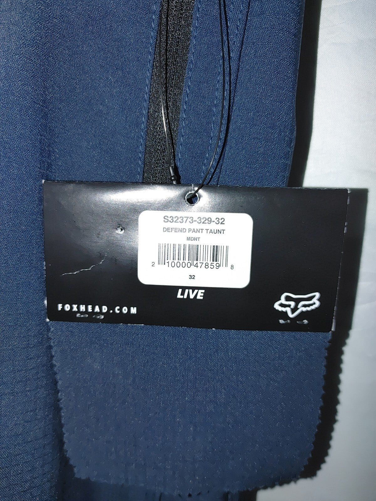 Fox Mens Defend Pants Taunt Navy Size 322