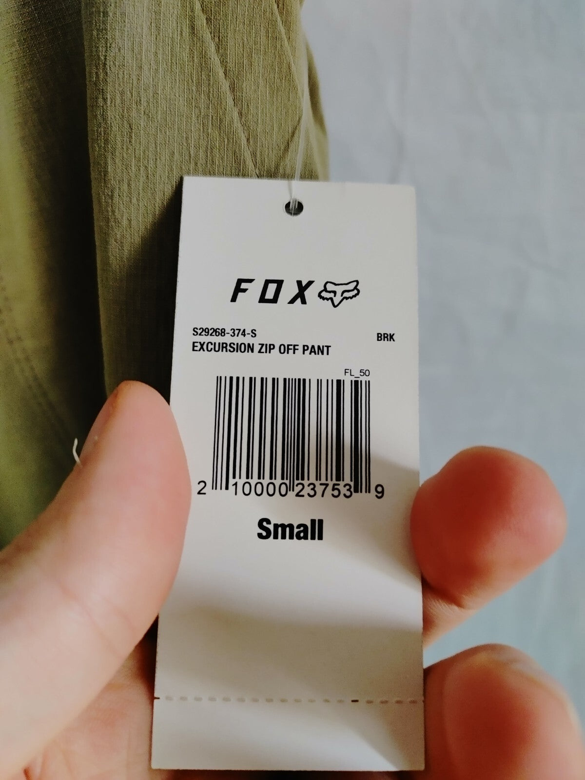 Fox Womens Excursion Zip Off Pants Beige Small2