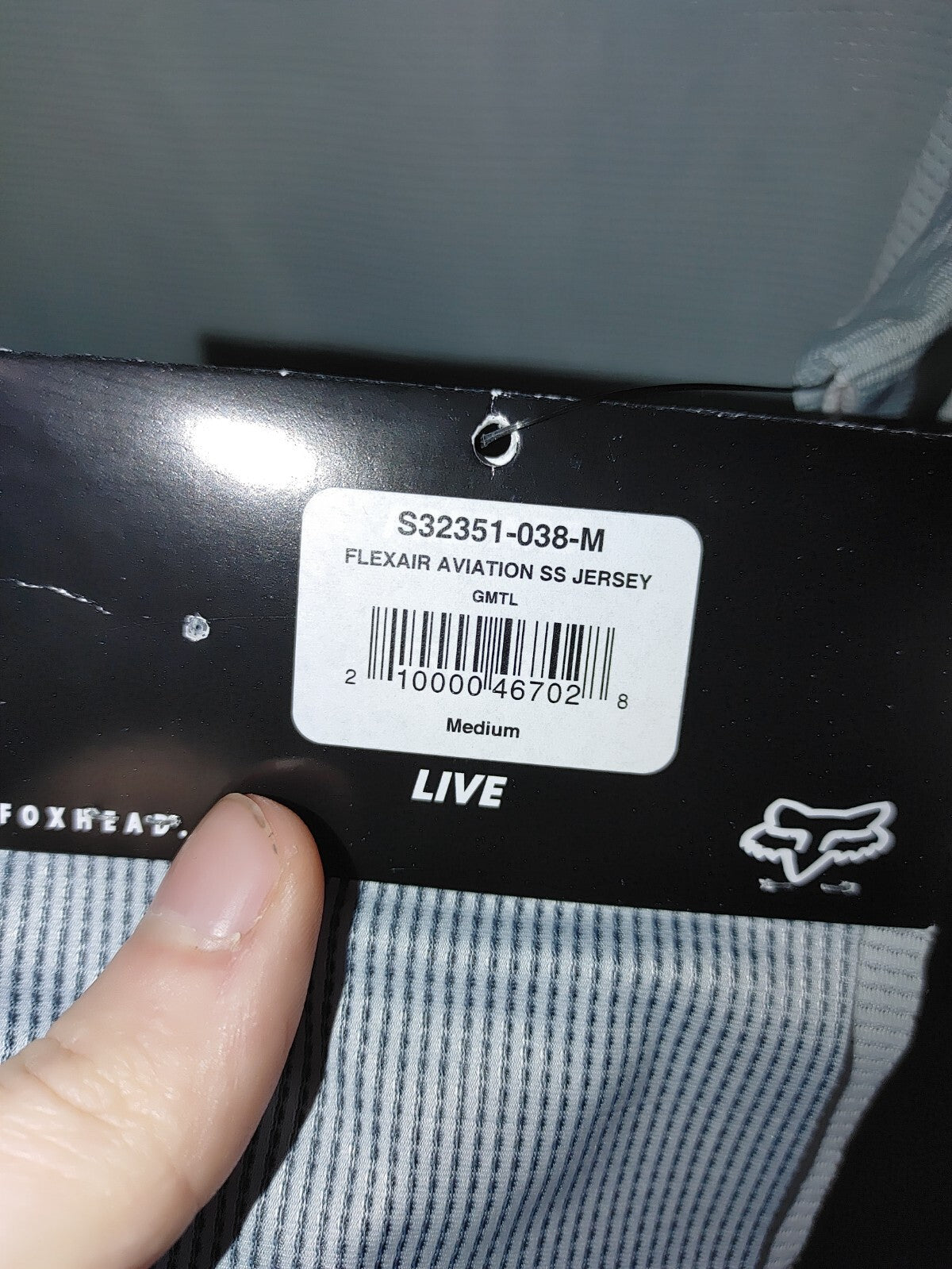 Fox Mens Flexair Aviation SS Jersey Green Medium2