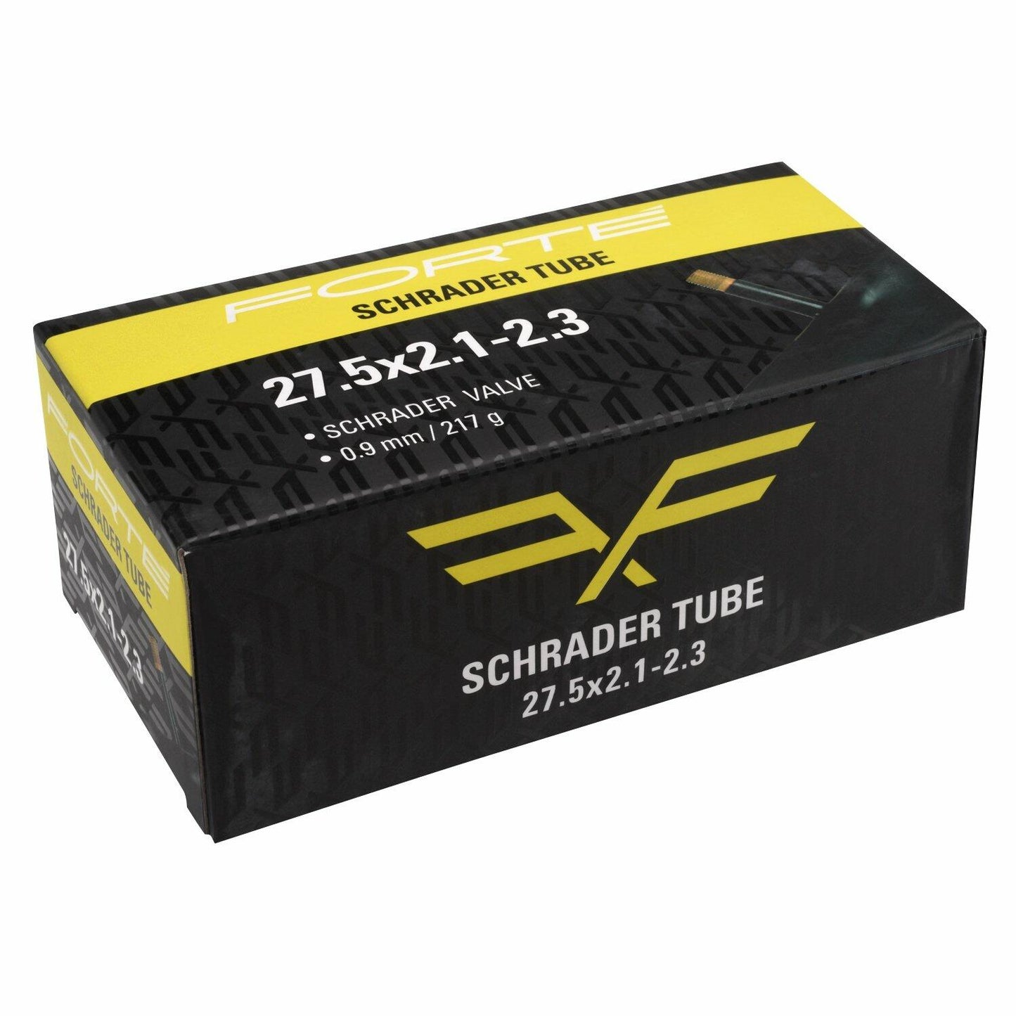 Set of Two Forte MTB Schrader Tube 27.5 x 2.1 PAIR