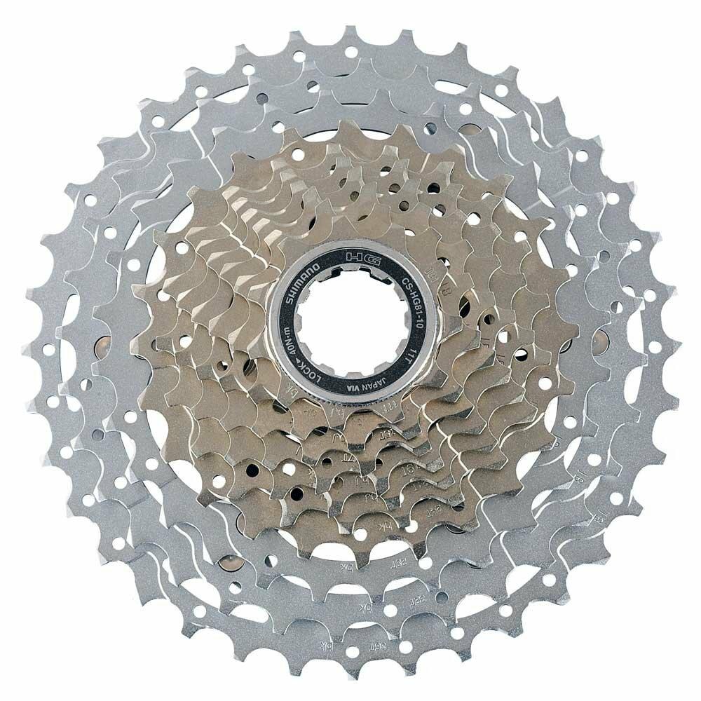 Shimano CS-HG81 SLX Bicycle Cassette (10-Speed, 11/36T, Silver)