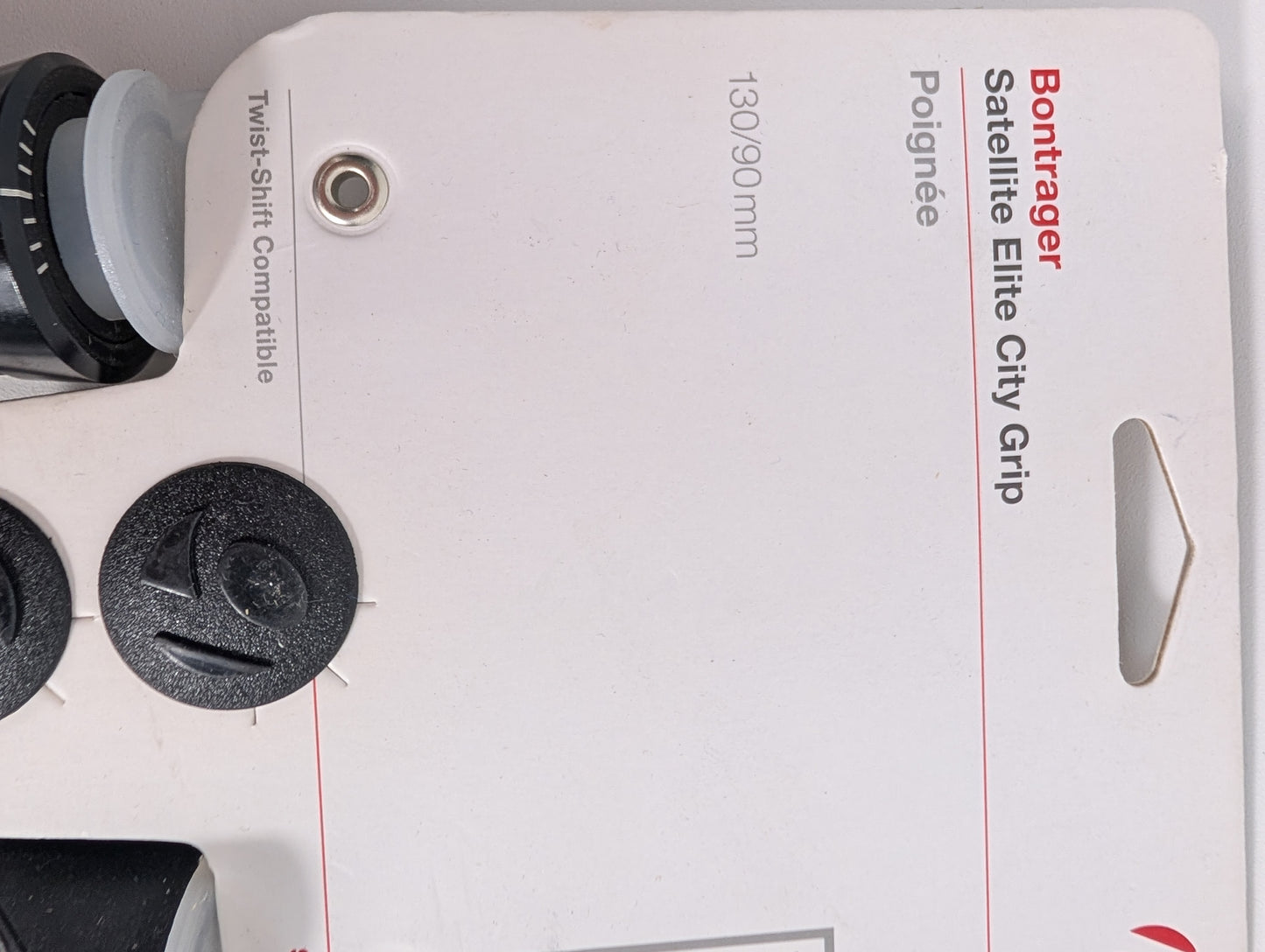 Bontrager Satellite Elite City Grips - 130/90mm - Black - New