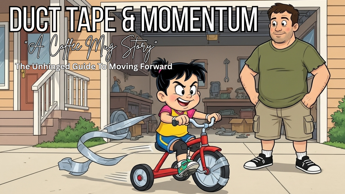 Duct Tape & Momentum — A Coffee Mug Story