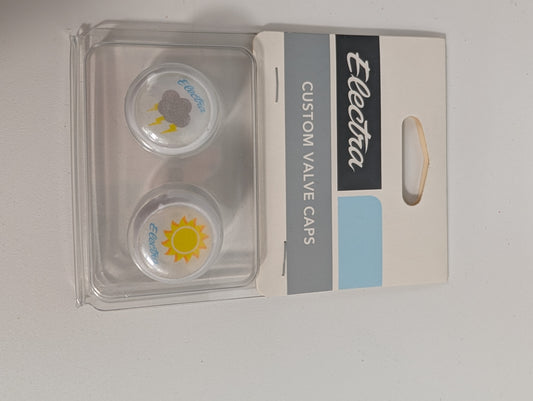 Electra Weather Valve Caps - Sun Shimmer - NIB