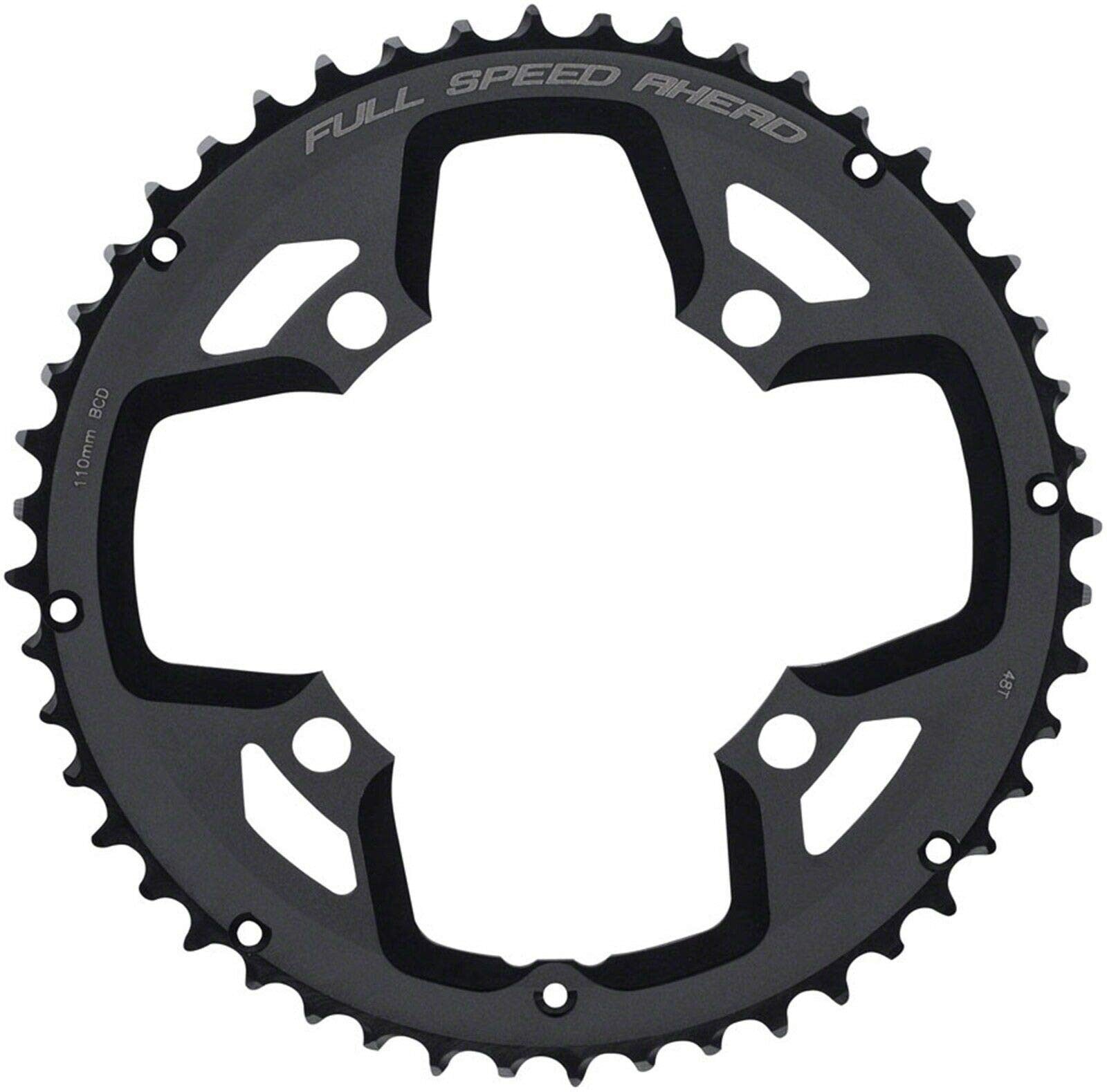 FSA Gossamer ABS Super Road Chainring, N10/N11-Speed, 4-Bolt, 110 bcd, 48t, Bl1