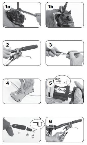 Jagwire Hayes Hydraulic Fitting Kit Stroker Banjo - Black4