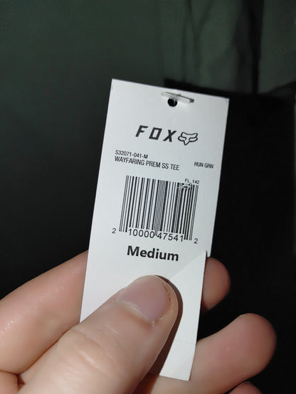 Fox Wayfaring Premium SS Tee Shirt Green Medium2