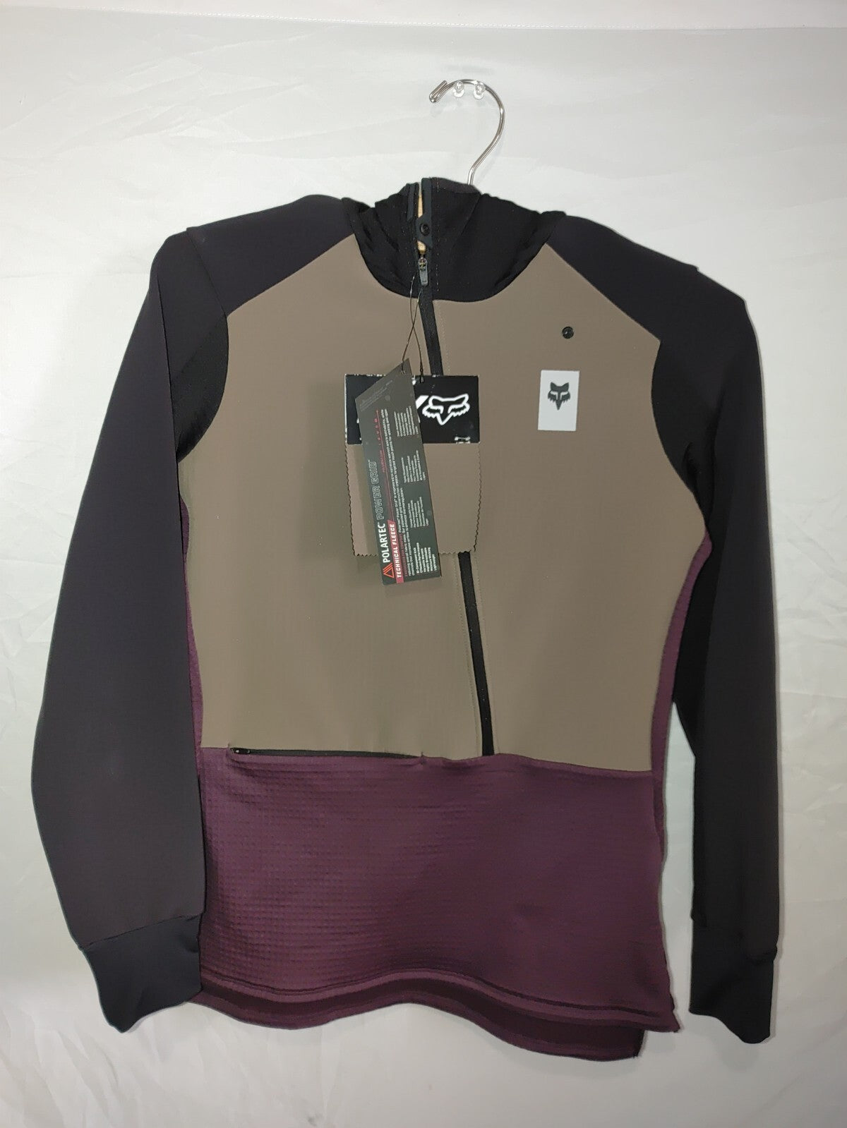 Fox Womens Defend Thermal Hoodie Ash Small0