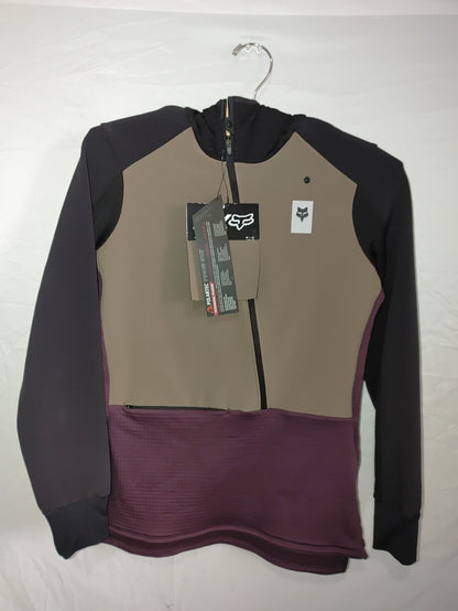 Fox Womens Defend Thermal Hoodie Ash Small0