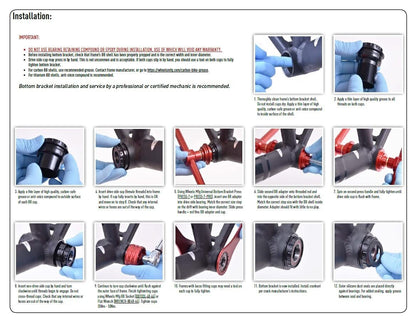 Wheels Manufacturing BB30 to Outboard Bottom Bracket with Angular Contact6