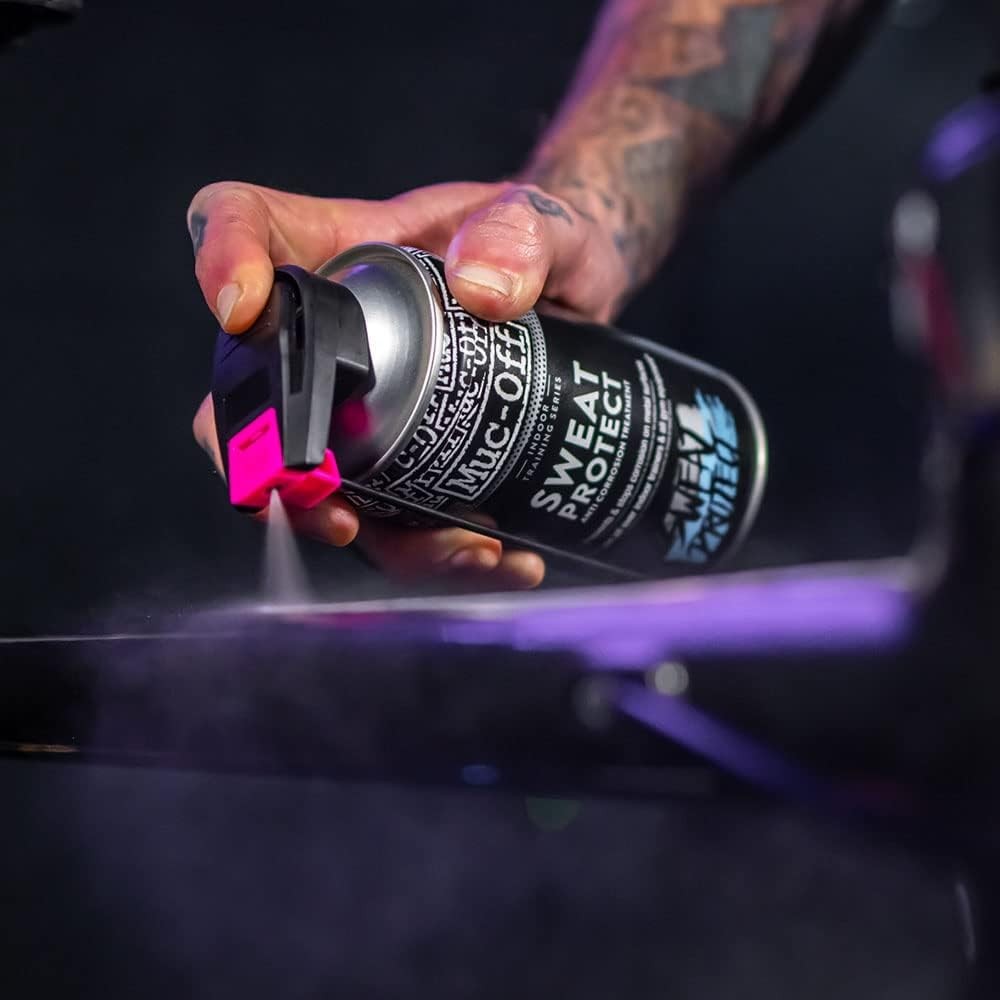 Muc-Off Sweat Protect, 10 fl oz - Anti Corrosion Spray for Indoor Bike Trainer4