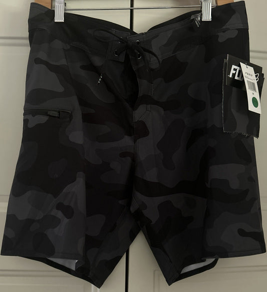 Fox Overhead Gray Camo stretch 18” bike shorts0
