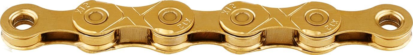 KMC X12-TI Nitride Gold Chain Gold, 12 Speed, 126 Links0
