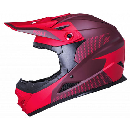 KALI PROTECTIVES Zoka Helmet, Color: Dash Mat Red/Burgandy, Size: M (0210621216)1