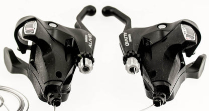 Shimano ST-M410 Alivio Bicycle Shifter/Brake Lever Set (8-Speed, Black)1