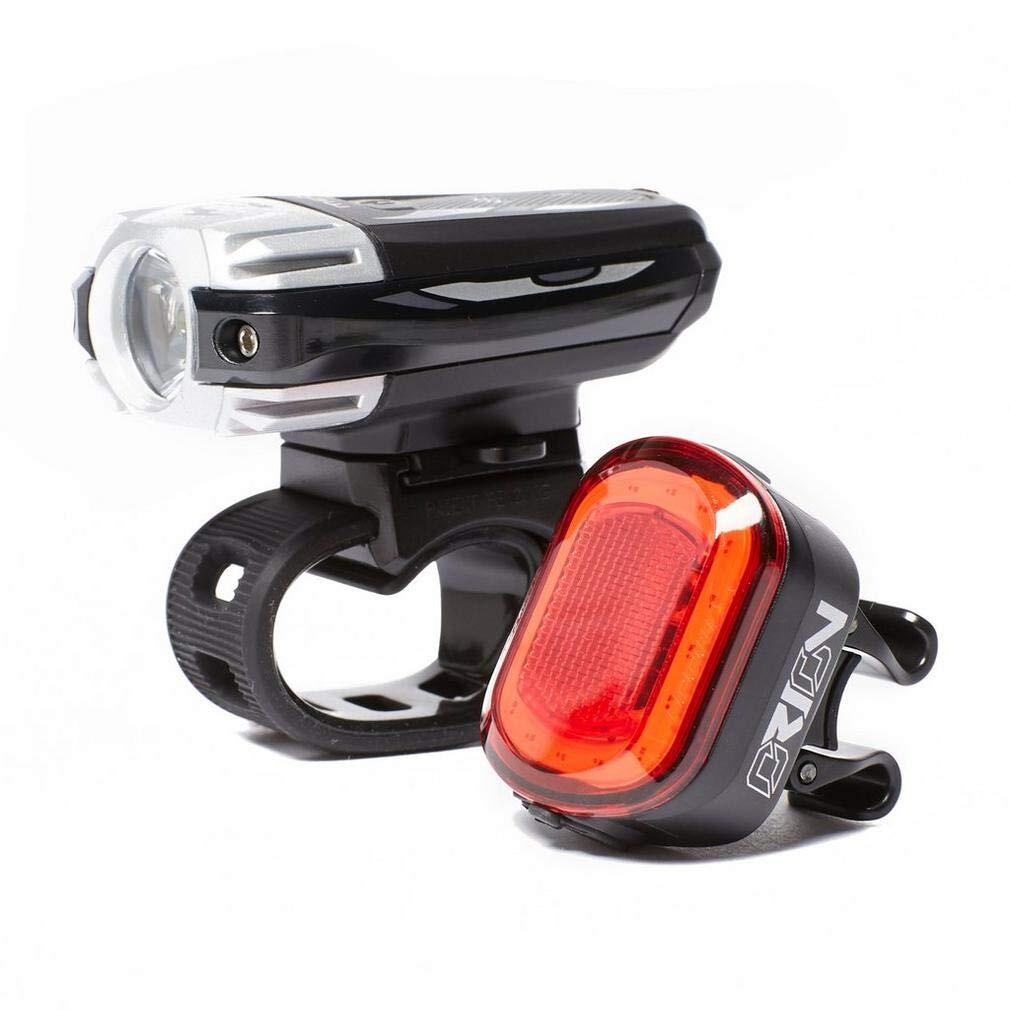 Moon - Meteor Front and Orion Rear Rechargeable Bike Light Set0