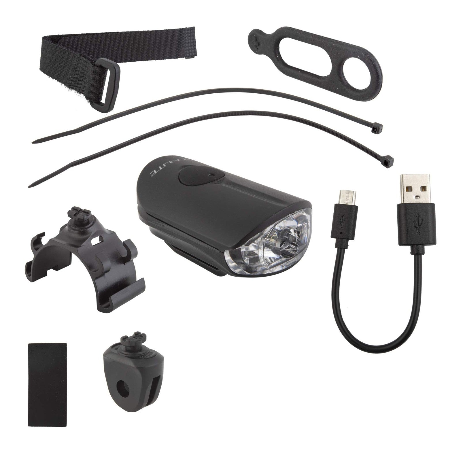 Sunlite Sprint-100 USB Headlight, Black, w/Mount0