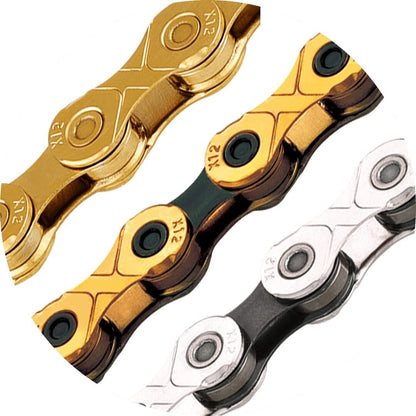 KMC X12-TI Nitride Gold Chain Gold, 12 Speed, 126 Links2