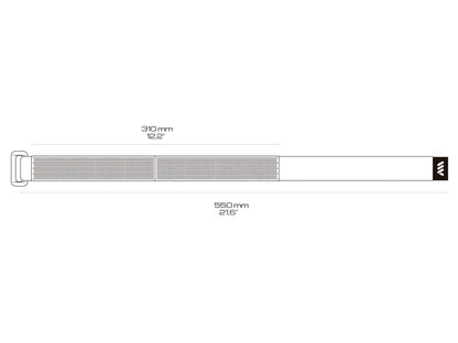 All Mountain Style AMS Hook & Loop Strap to Carry Essentials in case You Flat,1