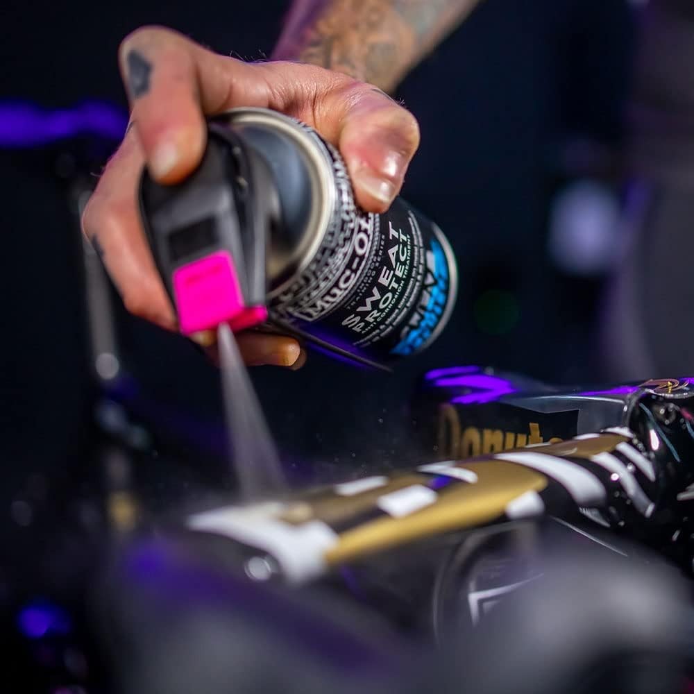 Muc-Off Sweat Protect, 10 fl oz - Anti Corrosion Spray for Indoor Bike Trainer3