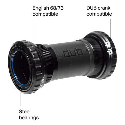 SRAM DUB English Bottom Bracket - English/BSA, 68/73mm, Black4