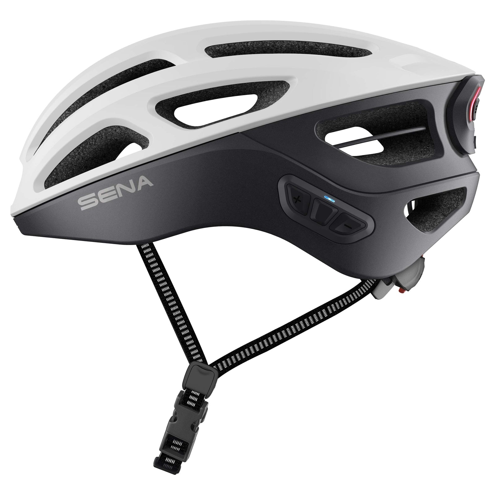 Sena R1 EVO Smart Cycling Helmet (Matte White, Small)7