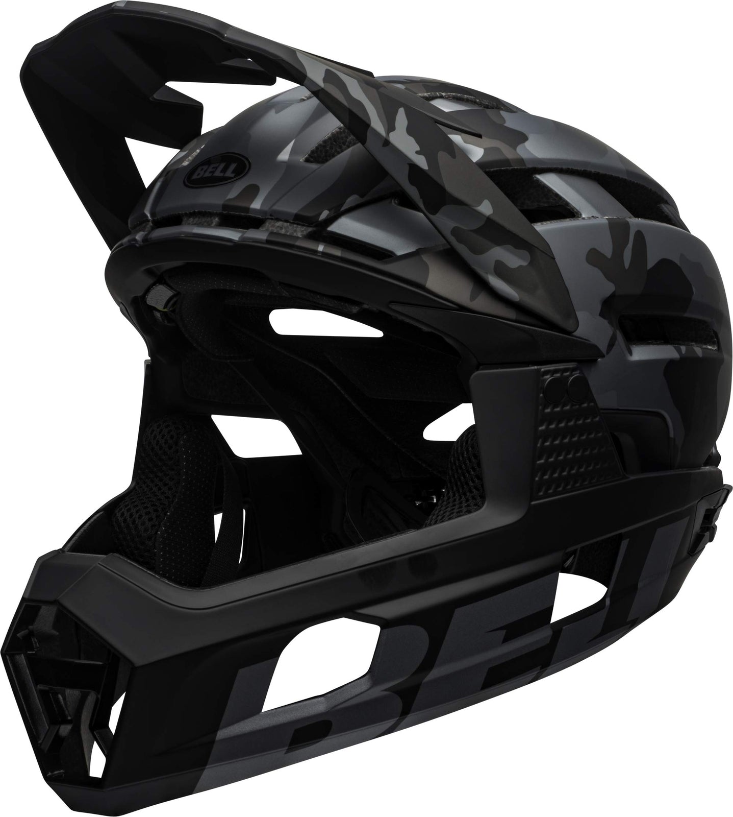 BELL Super Air R MIPS Adult Mountain Bike Helmet - Matte/Gloss Black Camo, Small2