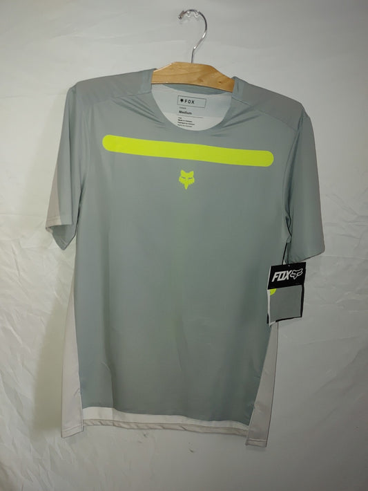 Fox Mens Flexair Aviation SS Jersey Green Medium0