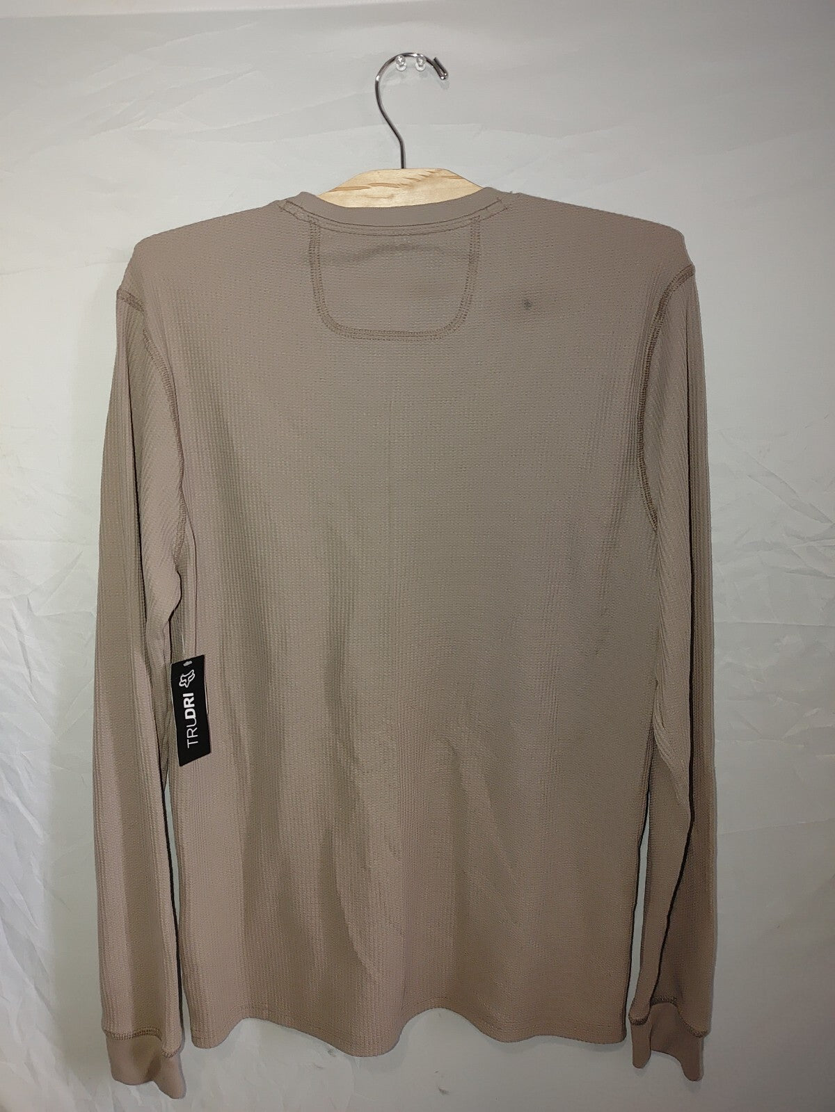 Fox Mens Level Up Thermal LS Shirt Beige Medium1