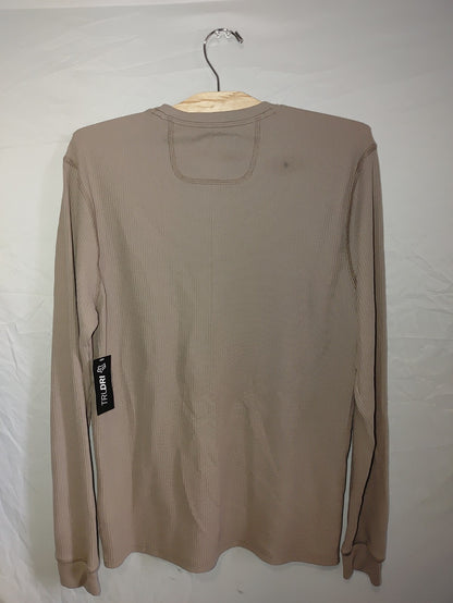 Fox Mens Level Up Thermal LS Shirt Beige Medium1