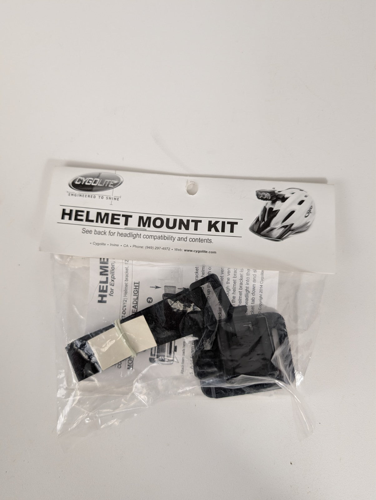 Cygolite Helmet Mount for Expilion, Metro, Streak, & Pace Bike Lights0