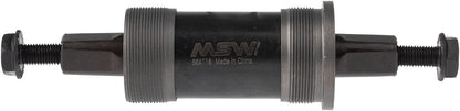 WSM MSW Bike Square Taper JIS Bottom Bracket, English Frame Interface, 68 x1