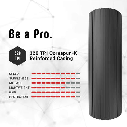 Vittoria Corsa Graphene 2.0 - Race Road Bike Tire - Tubeless Ready Bicycle Tires5