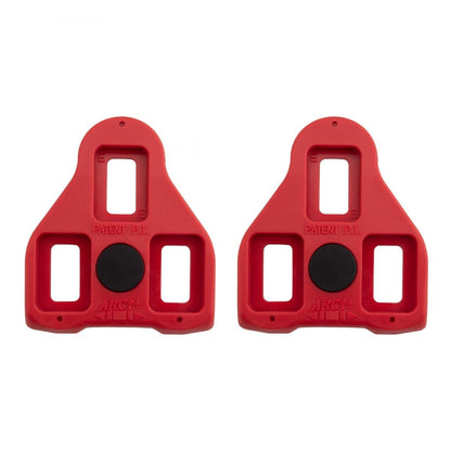 Exustar Pedals Red Clipless PR37P Alloy Black Delta - PR73P1