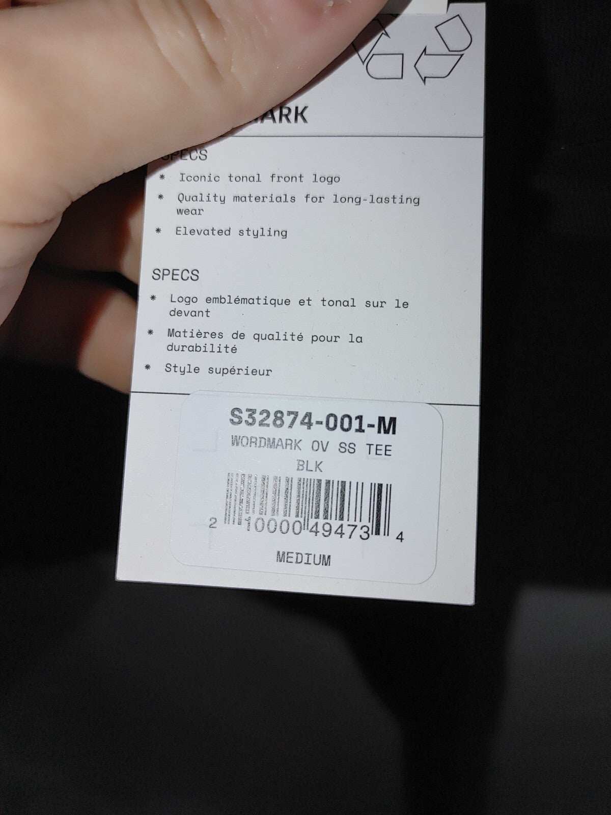 Fox Mens Woodmark SS Tee Shirt Black Medium2