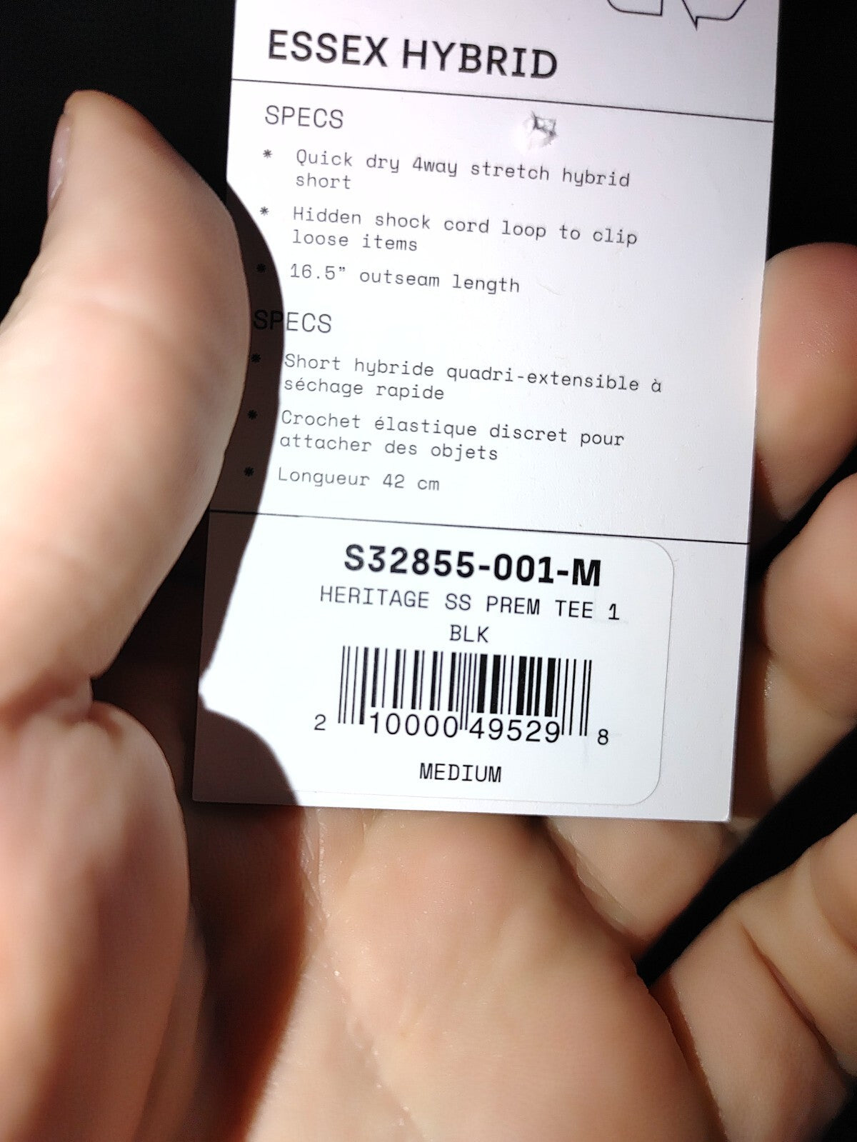 Fox Mens Heritage SS Premium Tee Shirt Black Medium2