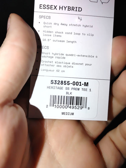 Fox Mens Heritage SS Premium Tee Shirt Black Medium2