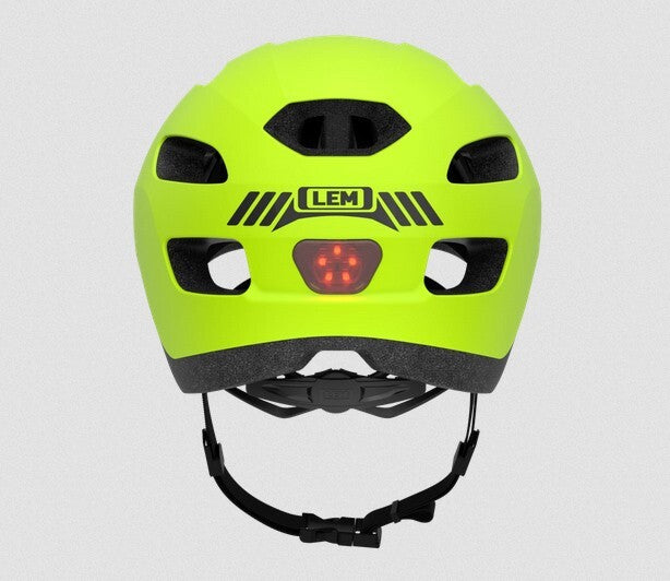 LEM Express All Day Bicycle Helmet Medium BRIGHT Safefy YELLOW / GREEN1
