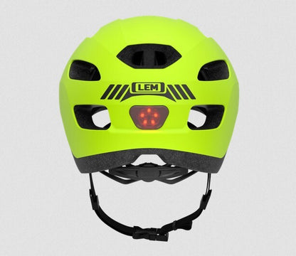 LEM Express All Day Bicycle Helmet Medium BRIGHT Safefy YELLOW / GREEN1