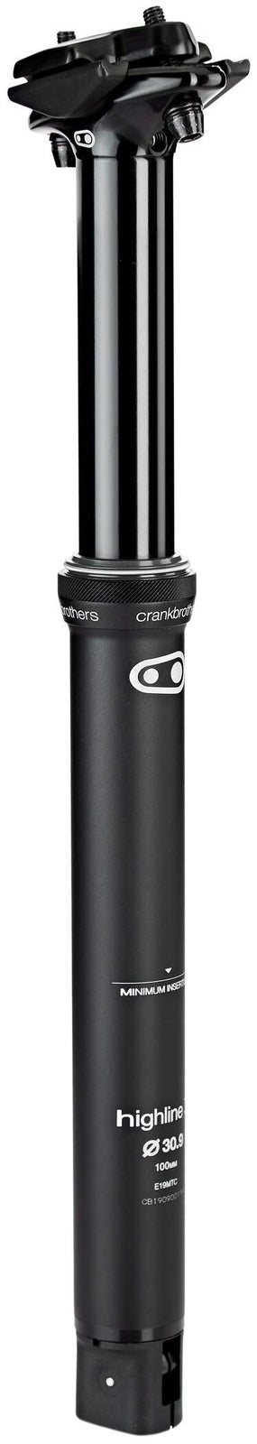 Crankbrothers Highline 3 Dropper Seatpost, Black, 30.9x80mm Travel1