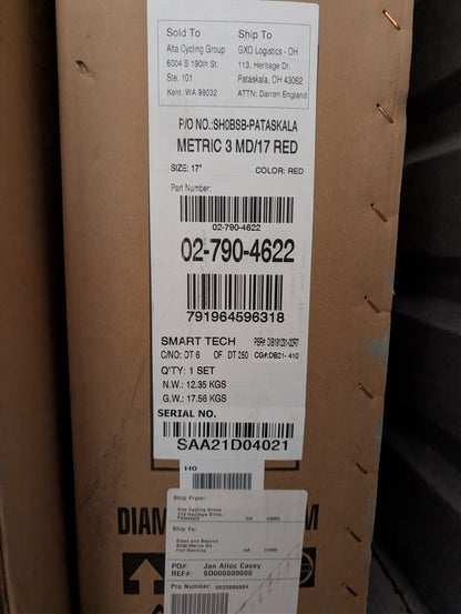 Diamondback Metric 3, 17"/M, Red - NIB1