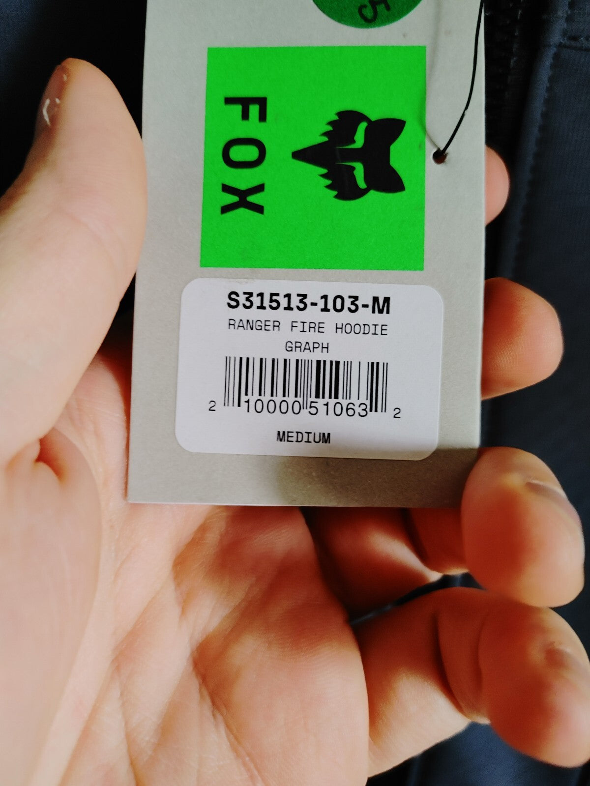 Fox Mens Ranger Fire Hoodie Gray M2