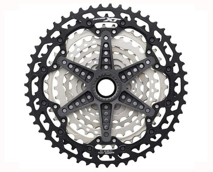 Shimano XT CS-M8100 Cassette - 12-Speed, 10-51t, Silver/Black, Micro Spline1