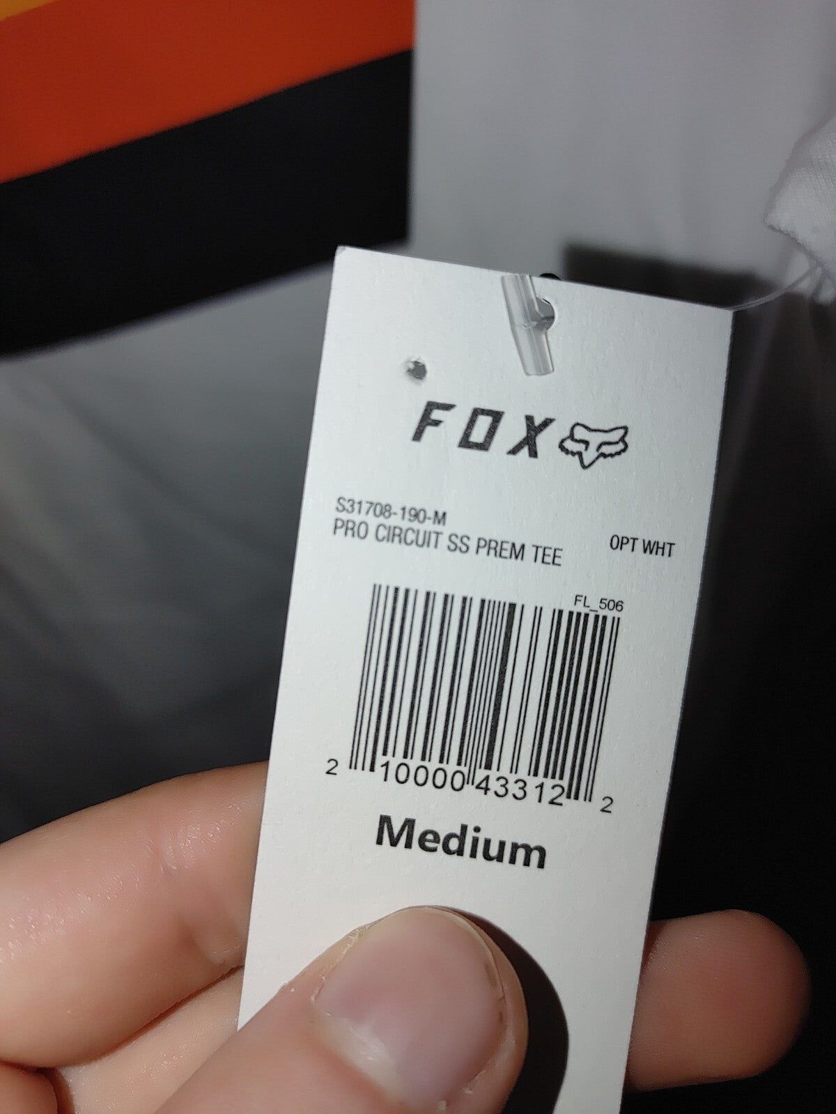 Fox Racing Adult Mens Medium White Pro Circuit SS Short Sleeve Premium Tee Shirt2