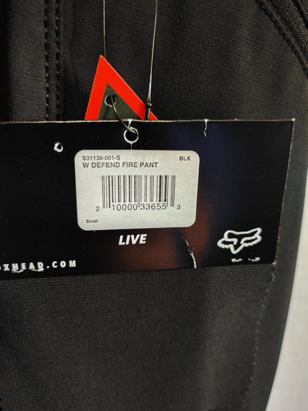 Fox Womens Defend Fire Pants Black Small2