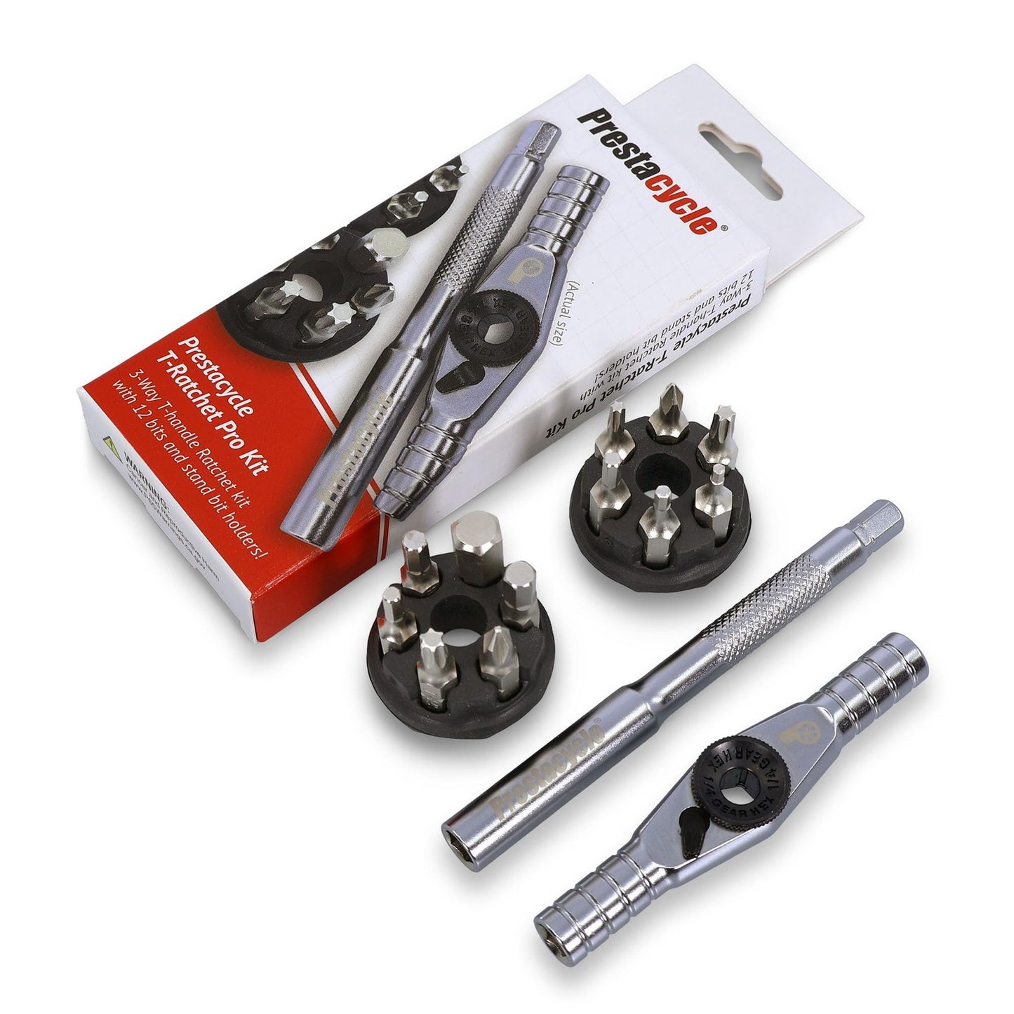 Prestacycle T-Ratchet Pro Tool Set – Compact 3-Way Ratchet Wrench with Extension6